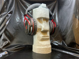 Moai Statue Headphone Rack!.