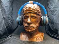 Bronze Chuck Norris Headphone Stand!