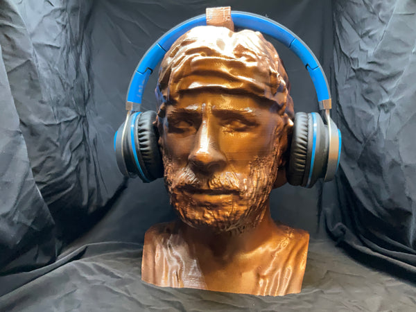Bronze Chuck Norris Headphone Stand!
