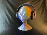 Psychedelic Alien Head Headphone Stand!