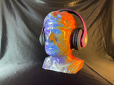 Psychedelic Chuck Norris Headphone Stand!