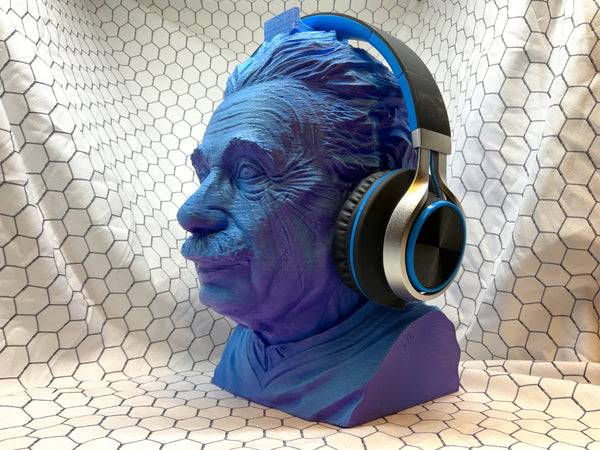 Albert Einstein Headphone Stand: Organize Your Headphones with Genius Style  –