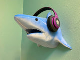 Blue Shark Headphone Wall Hanger!